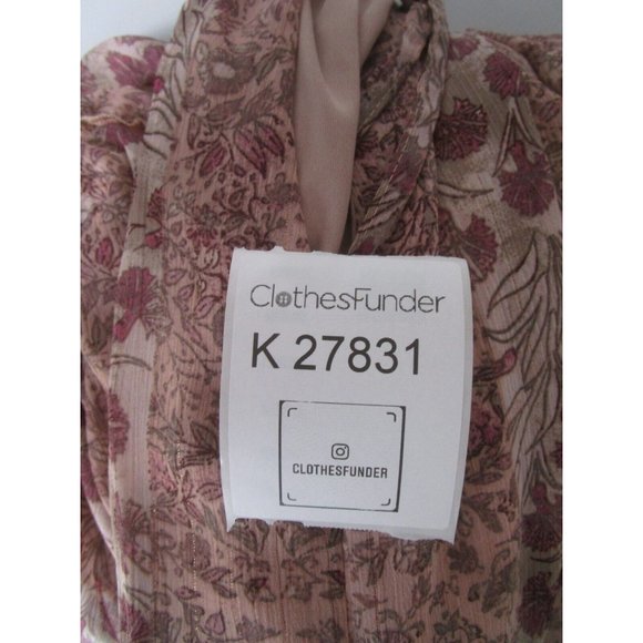 Drew Dress XS A-Line Pullover Cut Out Tiered Ruffled Floral Boho - Picture 9 of 9